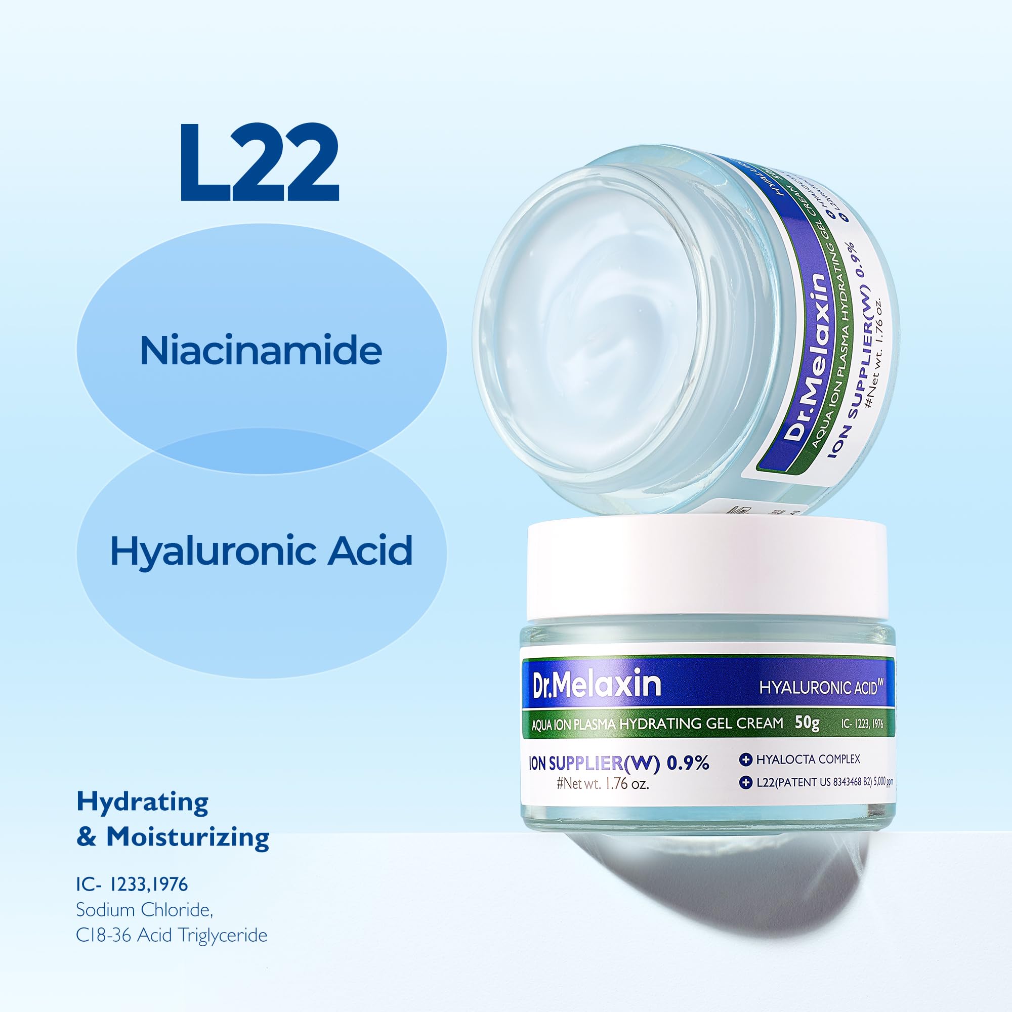 Amazon.com: Dr.Melaxin Aqua Ion Plasma Hydrating Gel Cream for Dry