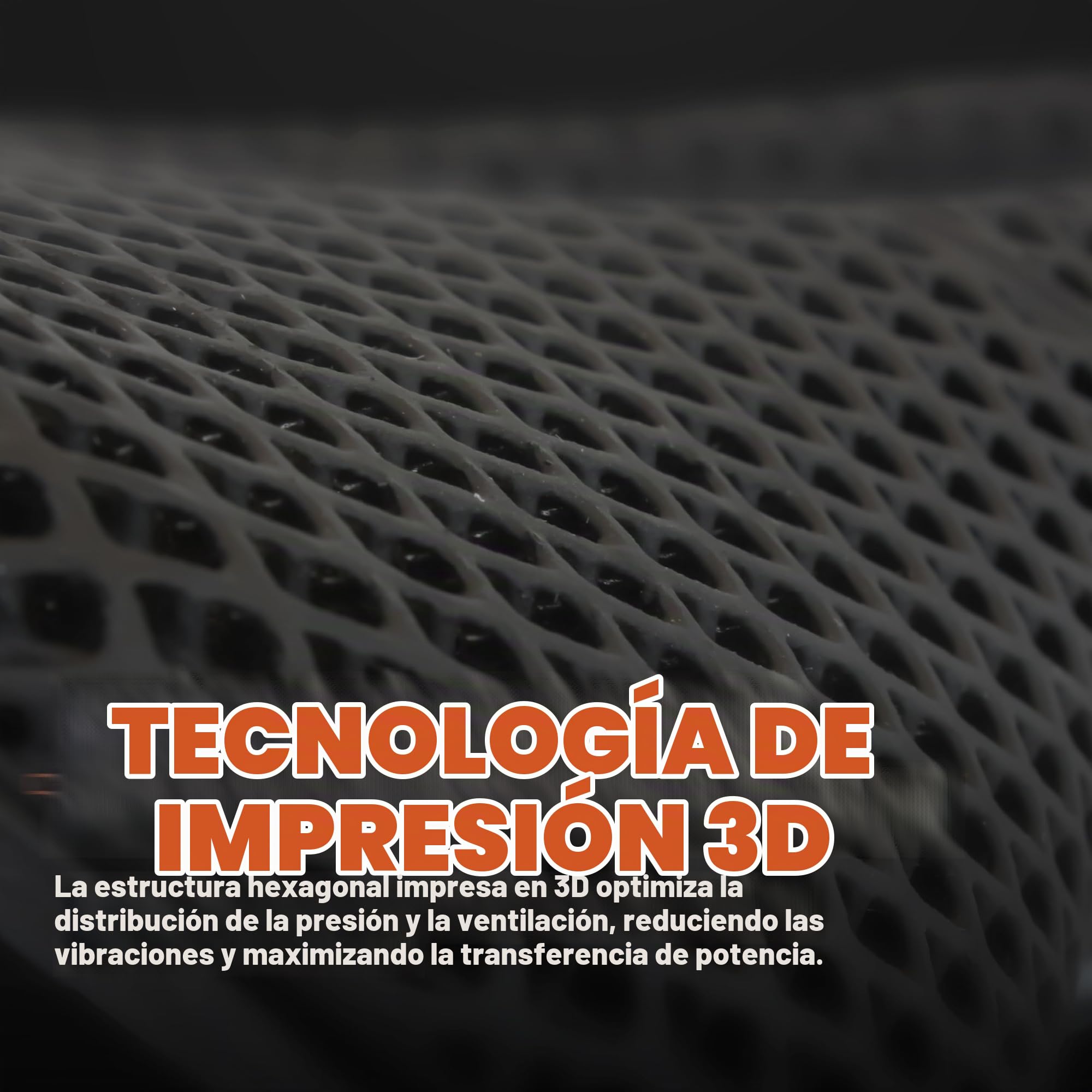 IMPALAPRO Sillín de Carbono Impreso en 3D Ultraligero 195g Firmeza Media | Sillín 3D Carbono T800 Compacto 250x140mm - Sillín bicicleta 3D con Hueco Ergonómico Transpirable — Raíles Ovalados 7x9mm
