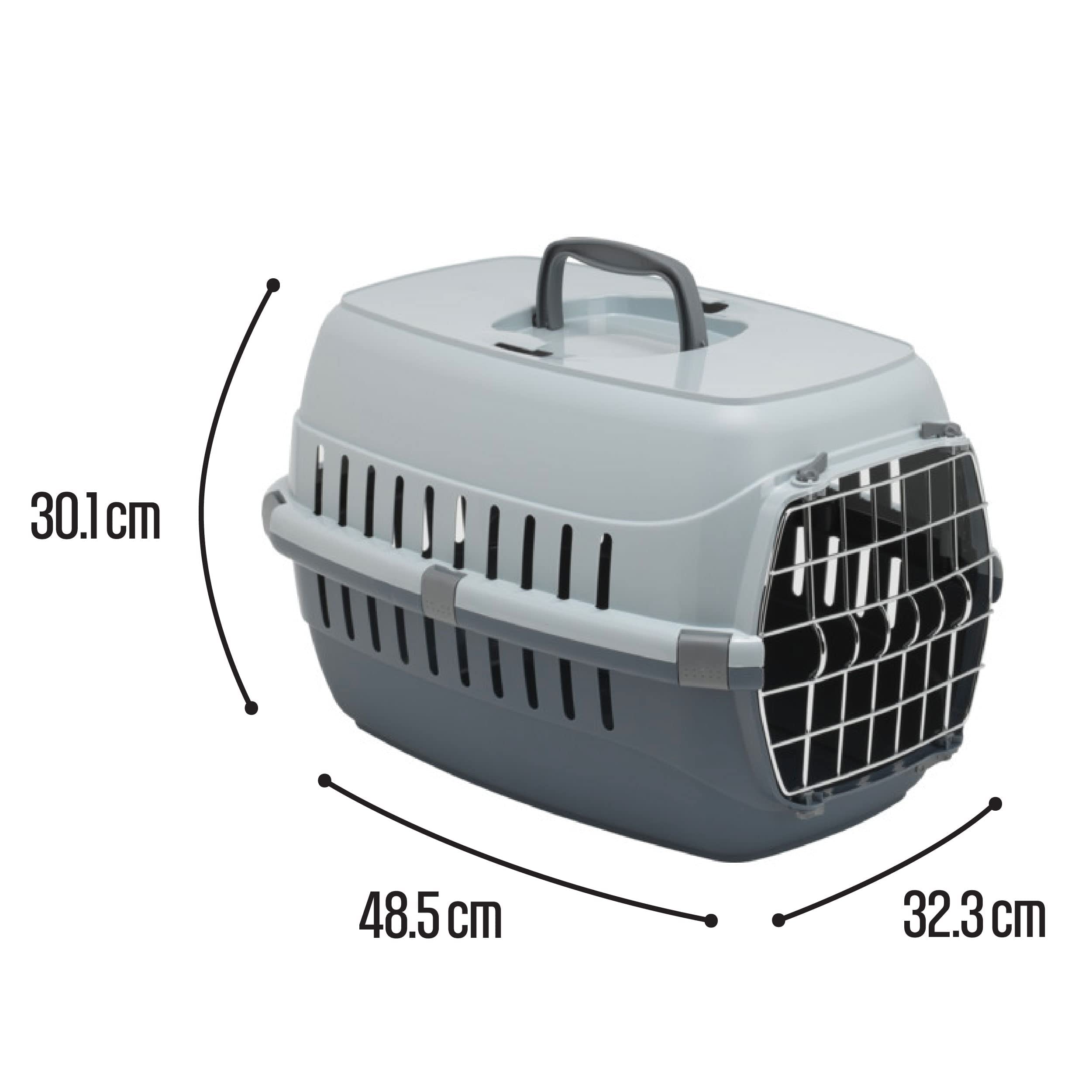 Moderna Road Runner - Cerradura de Resorte para Puerta, aprobada por IATA, Gris, S