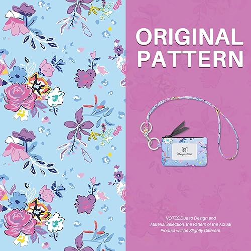 Miniatura 2 de MNGARISTA Funda de identificación con cierre y cordón, cartera con cordón de moda, cartera de identificación con cordón, Melpomene