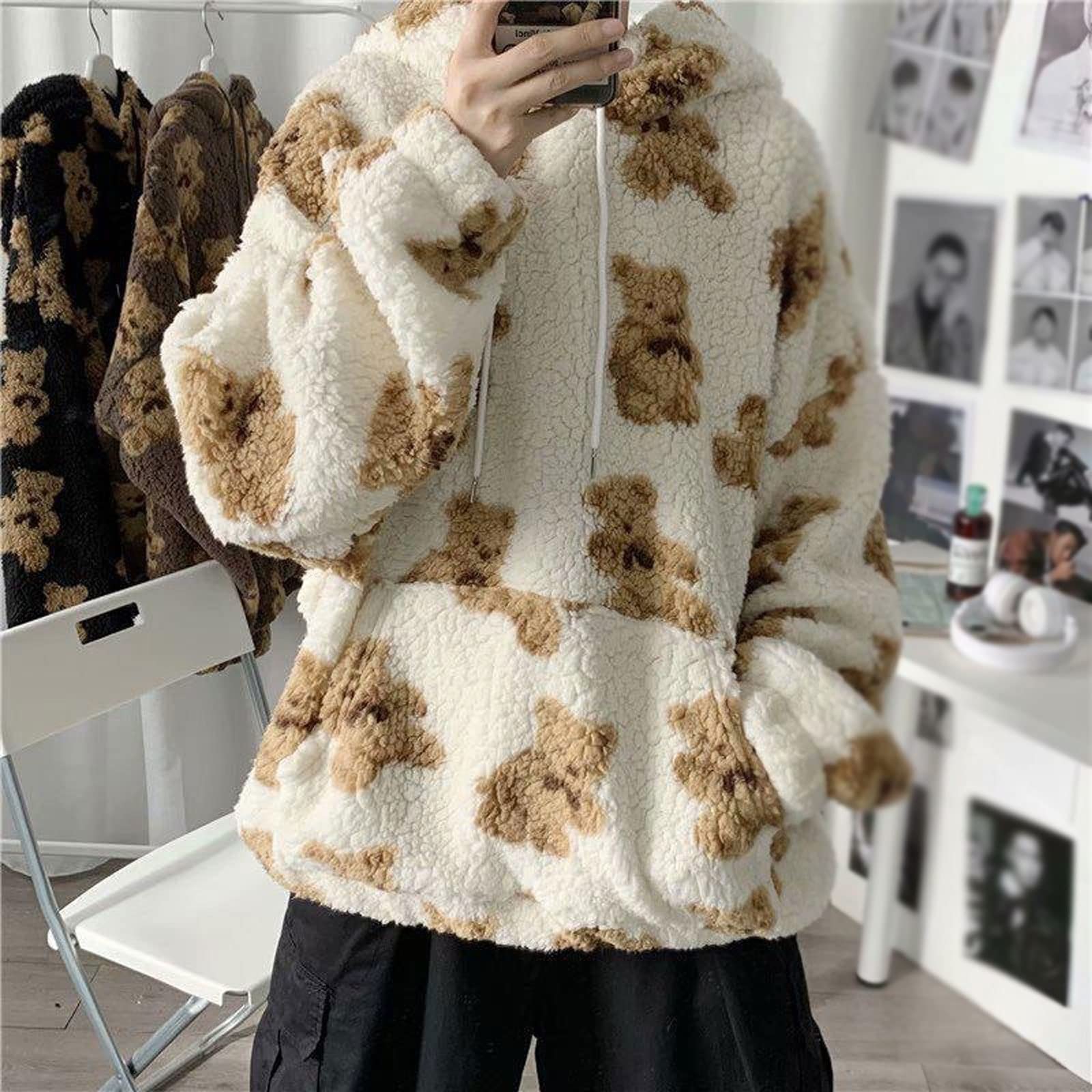 Veste Motard Femme En Fausse Fourrure - Cardigan Oversize épais Et Chaud - Col Rabattu, Manches Longues - Style Décontracté