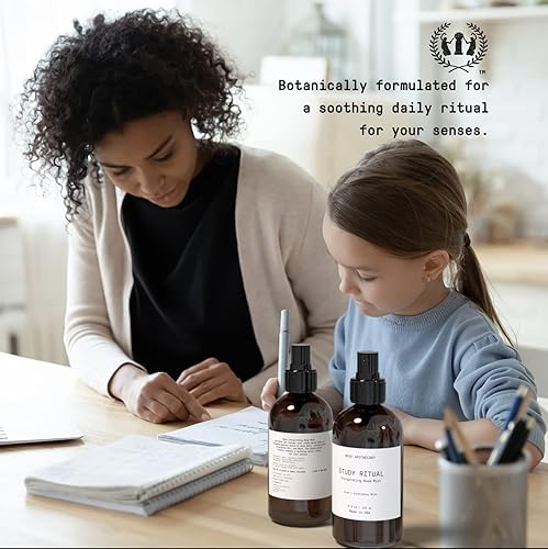 Miniatura 3 de Muse Apothecary Study Ritual - Niebla aromática y vigorizante, 8 onzas, infundida con aceites esenciales naturales, aloe + eucalipto y menta