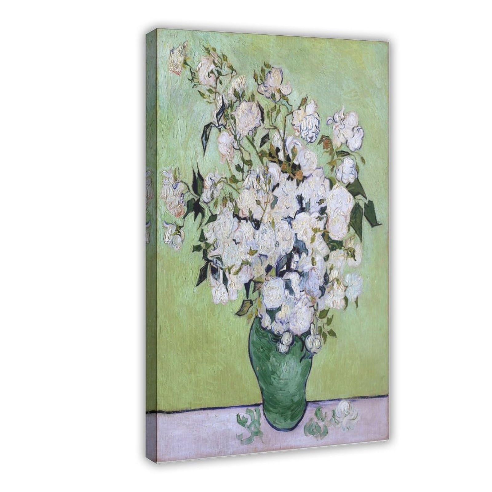 Tableau de roses Van Gogh impression sur toile de qualité - 8