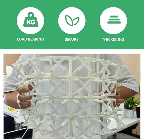 Vista 29 de Paquete de 5 bandejas para macetas de guardería, bandeja de transporte y sujeción para plantas para maceta, soporte de transporte de 24 celdas