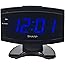 Sharp SPC106X LED Alarm Clock (Black)