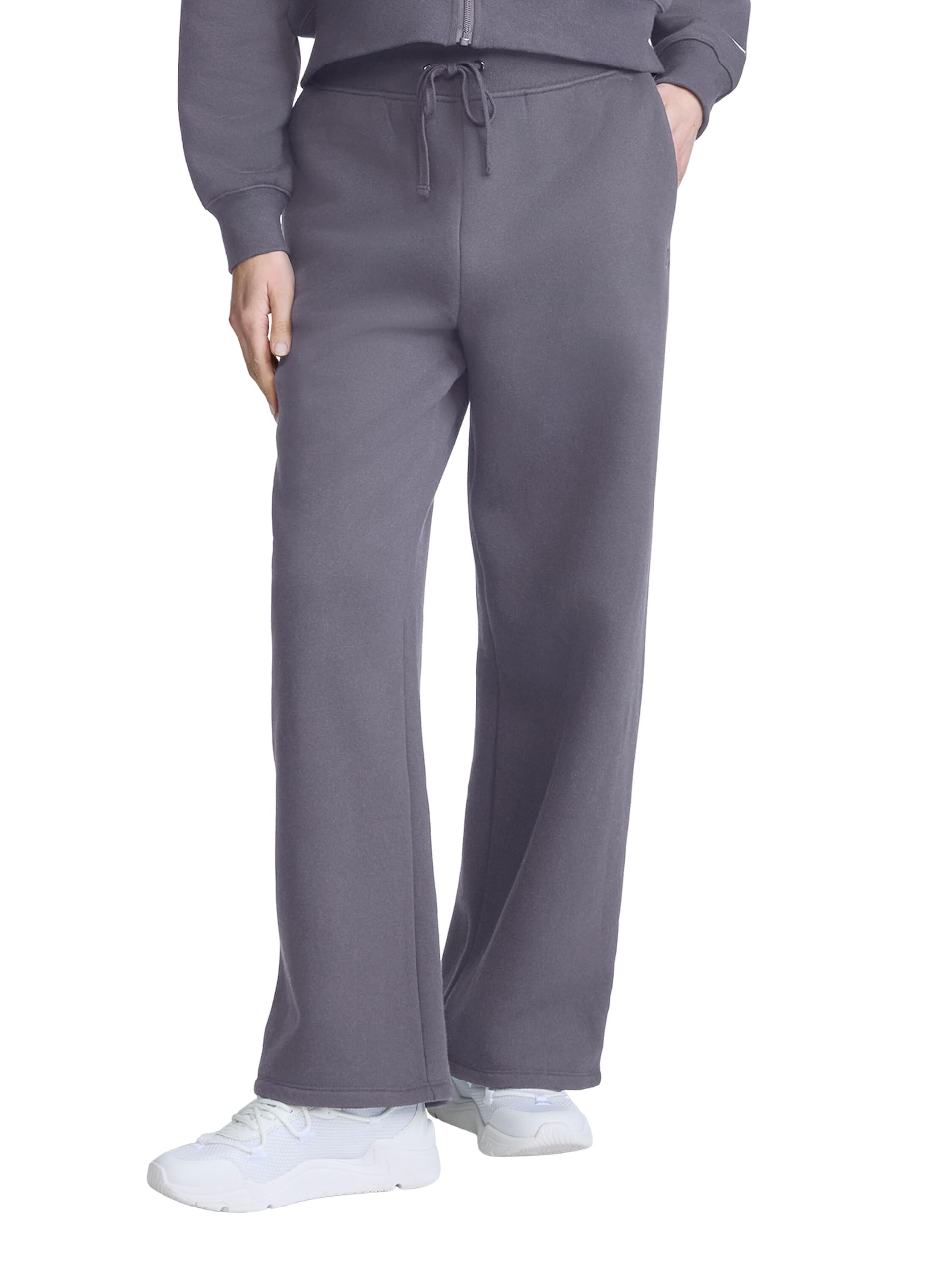Women's Powerblend Fleece Wide Leg Sweatpants