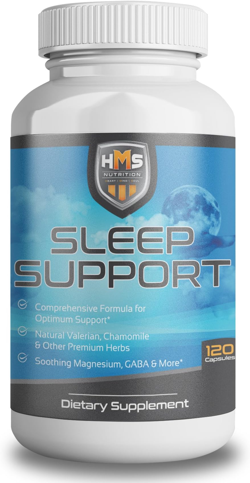 Premium, Comprehensive Formula for Longer Rest - Melatonin, Magnesium, Chamomile and More for Nighttime Use - 2 Capsules Per Serving - 120 Count