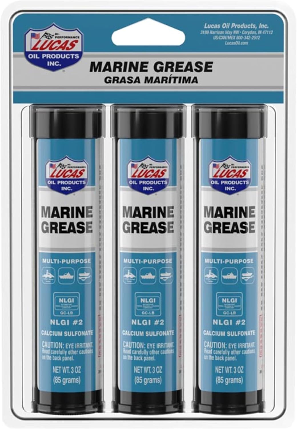 Lucas Oil 10682 Marine Grease 3 Ounce Combo Pack (Pack of 2)
