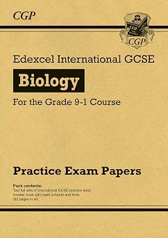 Edexcel International GCSE Biology Practice Papers for the 2027 and 2028 exams CGP IGCSE Biology