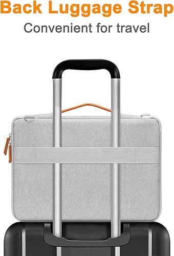Miniatura 6 de MOSISO 360 - Bolsa de hombro protectora para laptop, bolsa de computadora de 15-15.6 pulgadas compatible con MacBook Pro 16, HP, Dell, Lenovo, Asus,