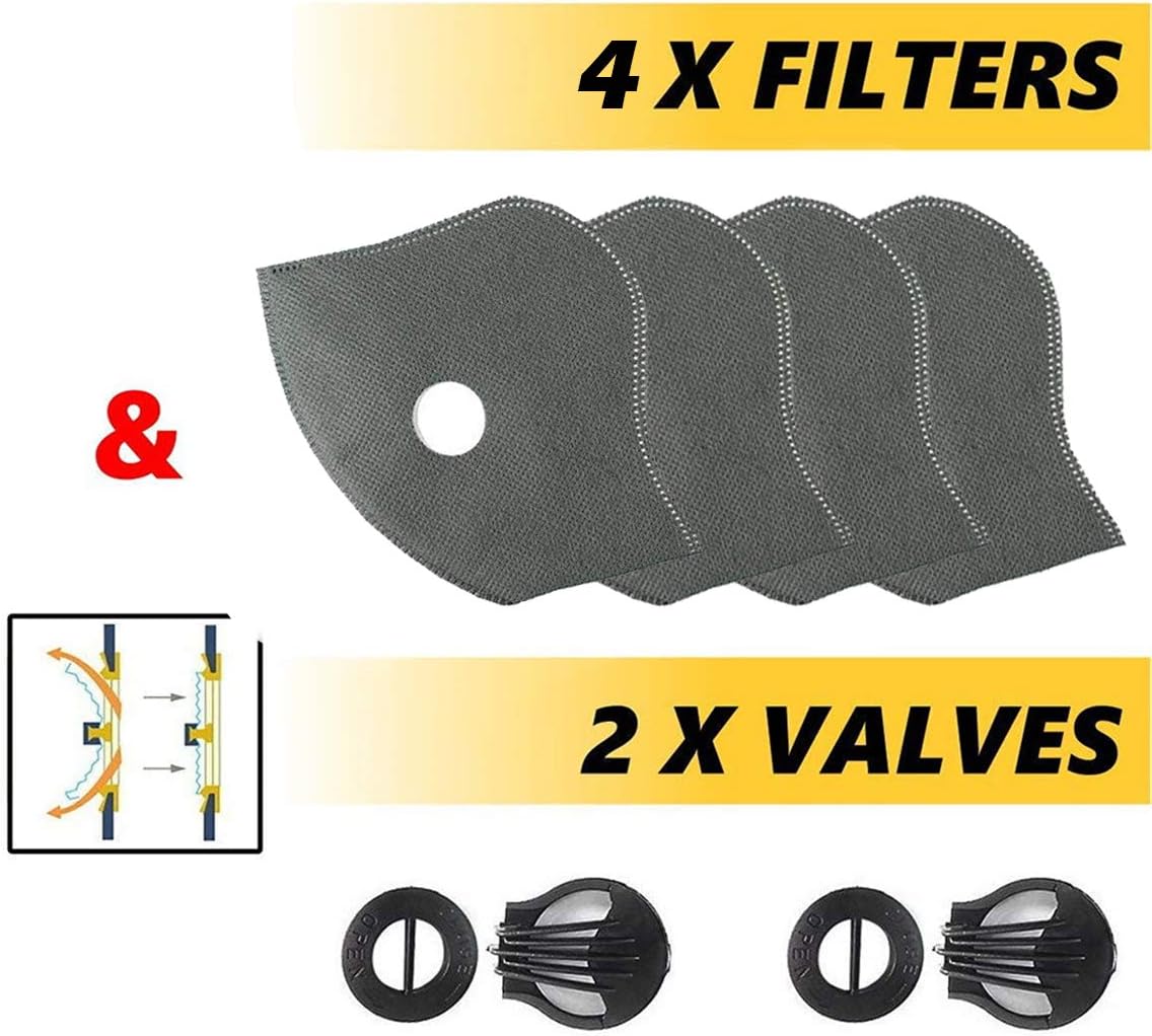 maschera anti-inquinamento per la corsa