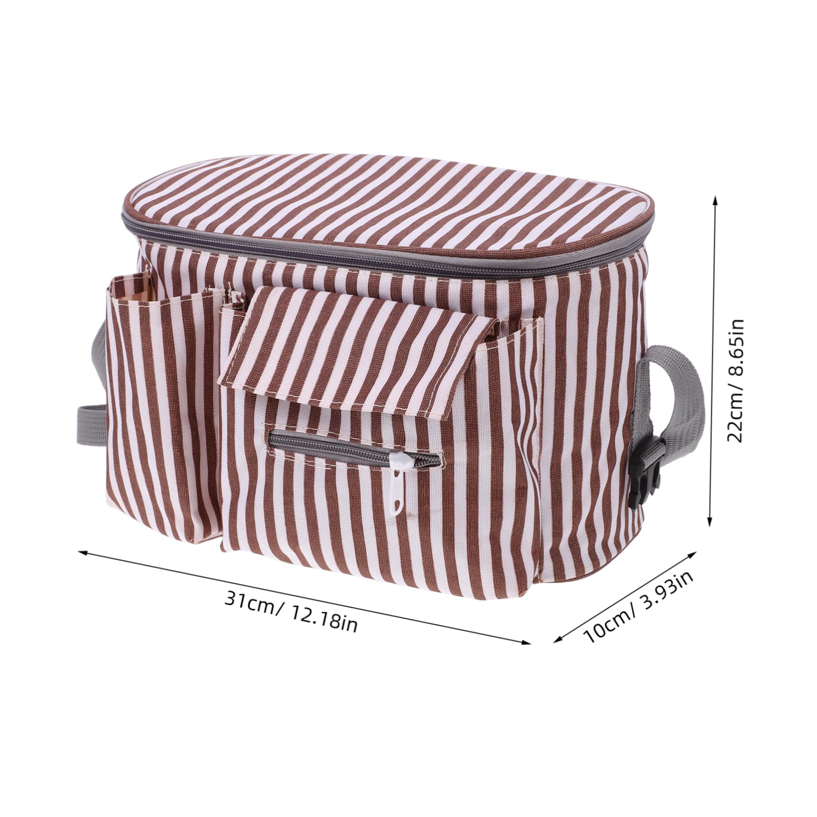 SUPVOX Stroller Caddy Stroller Organizer Bag Portable Tote Travel Bottle Holder Stylish Design