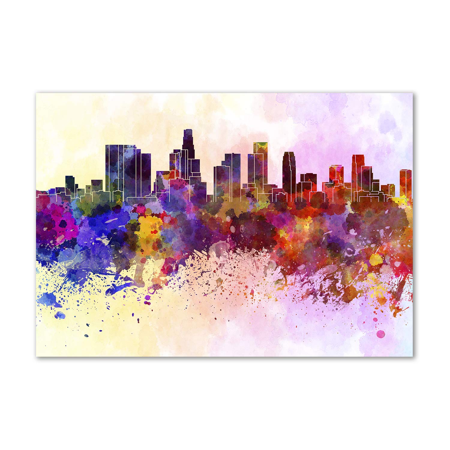 Tableau acrylique Tulup Colores de Los Ángeles déco murale salon tableau plexiglas brillant