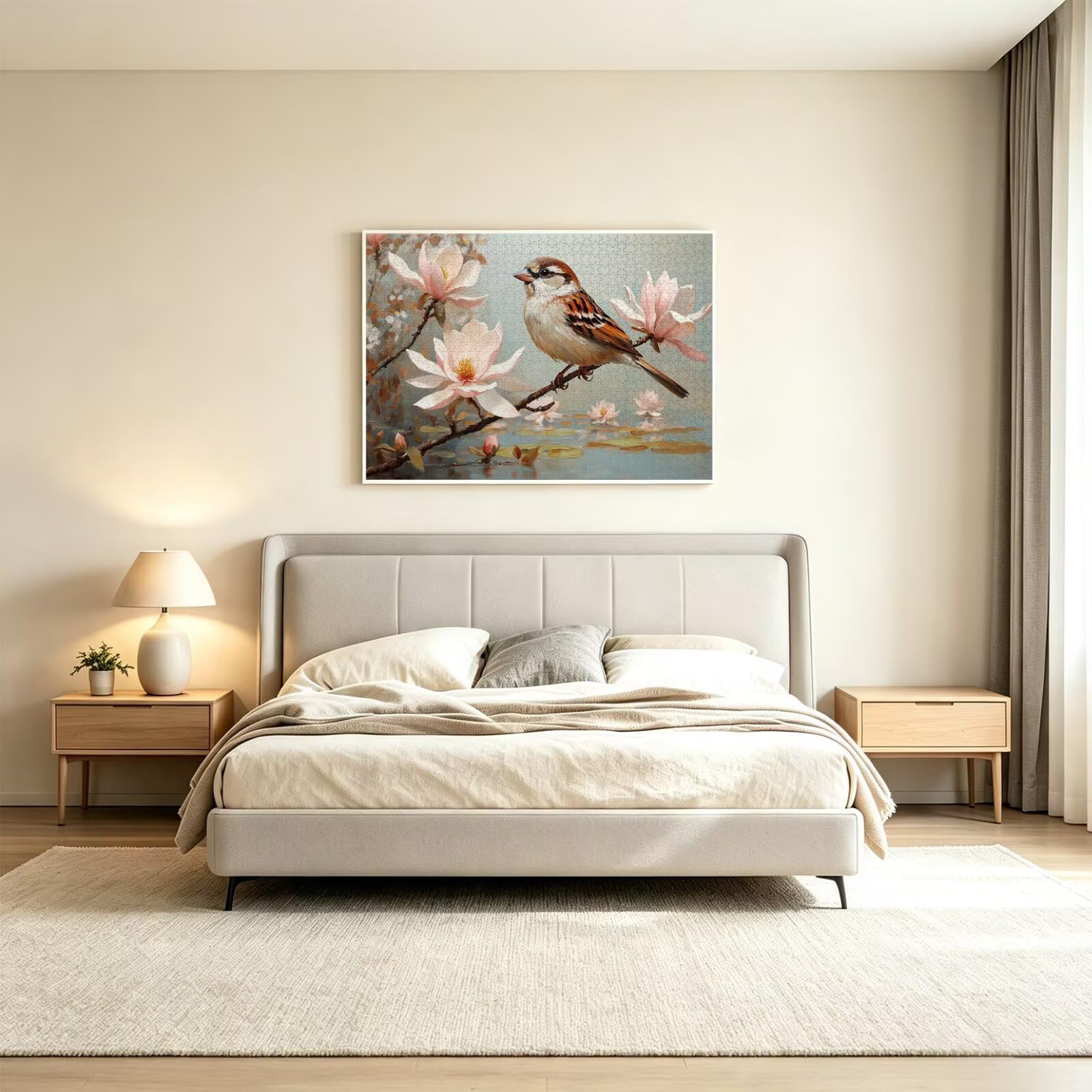 Puzzle dla dorosłych 6000, kwiat wróbel, 179 x 105 cm, n-278