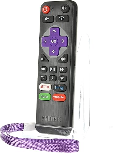 Miniatura 2 de Anderic RR-NS-17 para televisores mejorados Insignia Roku - No necesita programación - Funciona Insignia NS-RCRUDUS-17, NS-RCRUS-17, NS-RCRUS-18,