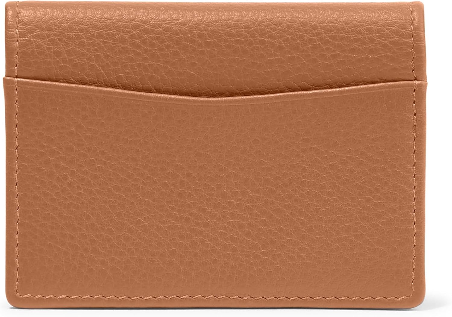 Leatherology Card Holder Wallet – Leather Slim Card Case with 4 Slots & Center Pocket for Cards, Cash & IDs - Image 5