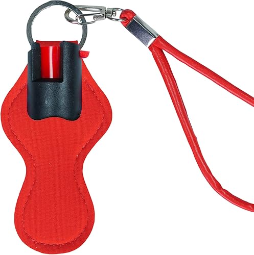 Miniatura 5 de Llavero con spray de pimienta para mujer, máxima fuerza policial, rango de 9.8 ft con cierre de seguridad, con liberación rápida para fácil acceso,