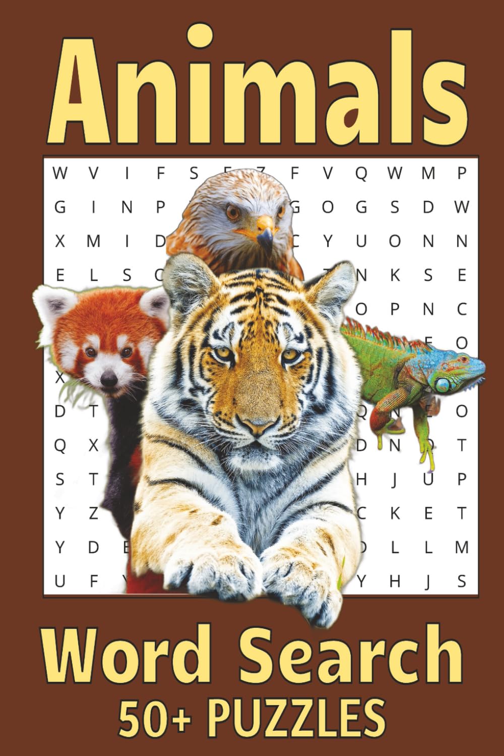 Animals Word Search Book: Word Searches with Easy to Read Print About Animal Names, Wildlife, Habitats, and More | 6x9 inches, 110 pages | 50+ ... and Relaxing (Word Fun by RC Puzzles)