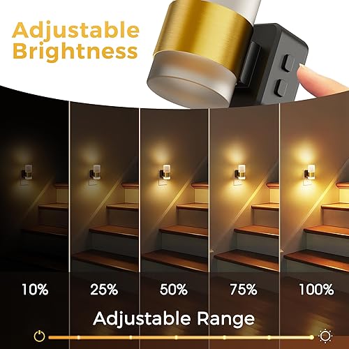 Miniatura 3 de L LOHAS LED Paquete de 7 luces nocturnas para niños, luz nocturna para niños, lindas luces nocturnas enchufables a la pared