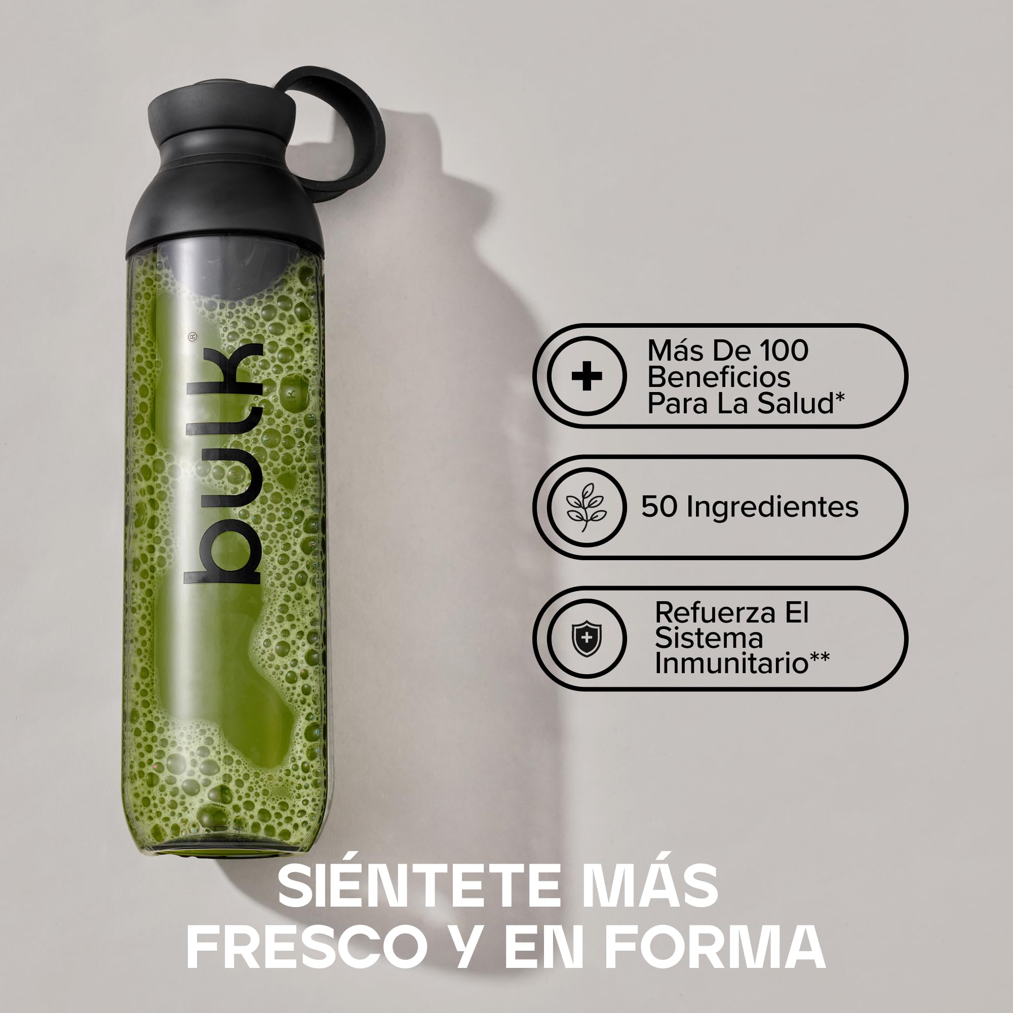 Bulk Everyday Super Greens Polvo | Frutos Rojos | 60 Porciones | Con 50 Vitaminas, Minerales & Superfoods | Rico en Vitamina C, D & B12 | Apoya Inmunidad & Bienestar