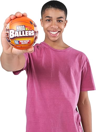 Miniatura 7 de 5 Surprise ZURU - Figura de cápsula misteriosa de juguete de la NBA Ballers Series 1 (paquete de 2) para niños, adolescentes, adultos, jugadores