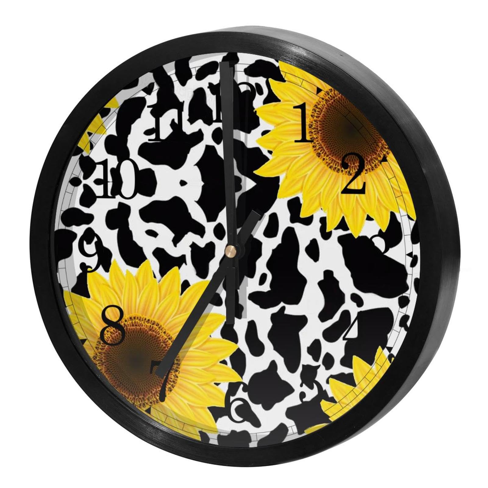 Horloge murale à quartz silencieuse de haute précision au design rustique chic