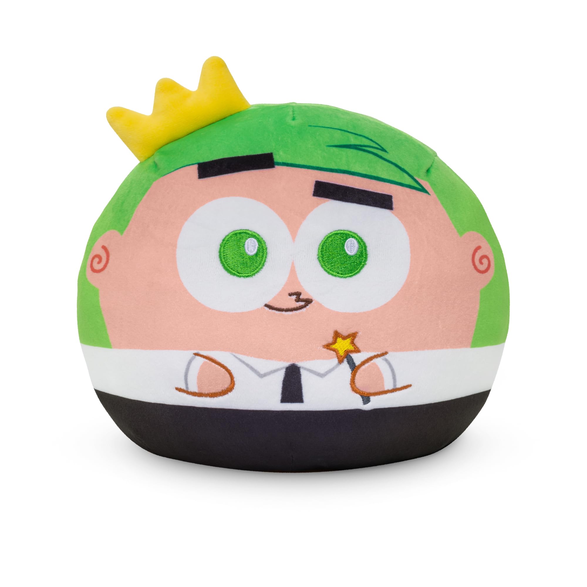 TeeTurtle Reversible The Fairly OddParents Cosmo 6-Inch Two-Sided Flip Plush Toy with Embroidered Details - Cute Mini Collectible Plush for Kids, Teens, and Adults
