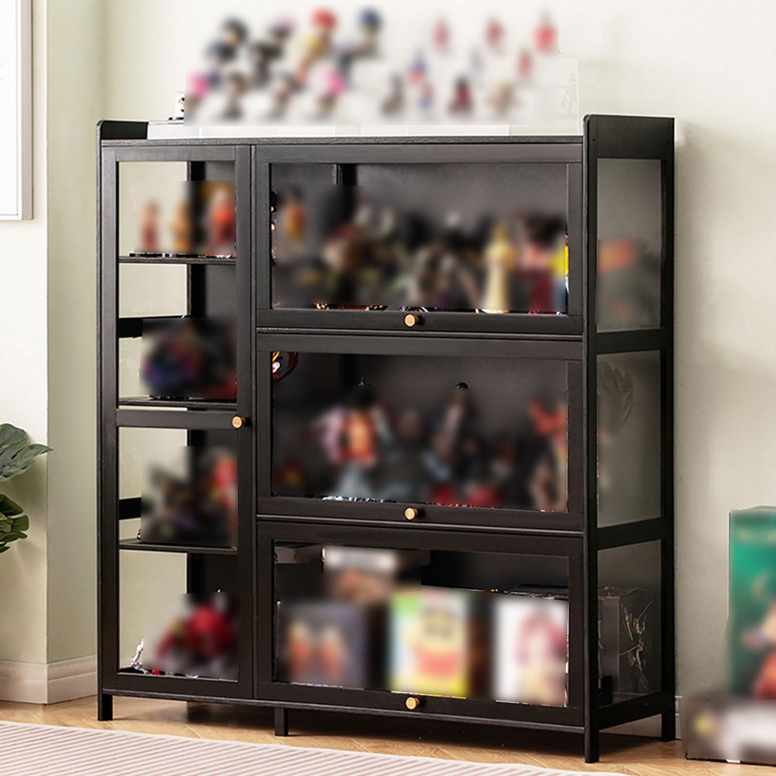 飾り棚　ガラスキャビネット　ショーケース　コレクションケース Amazon.co.jp: ショーケース フィギュア 棚 ディスプレイ