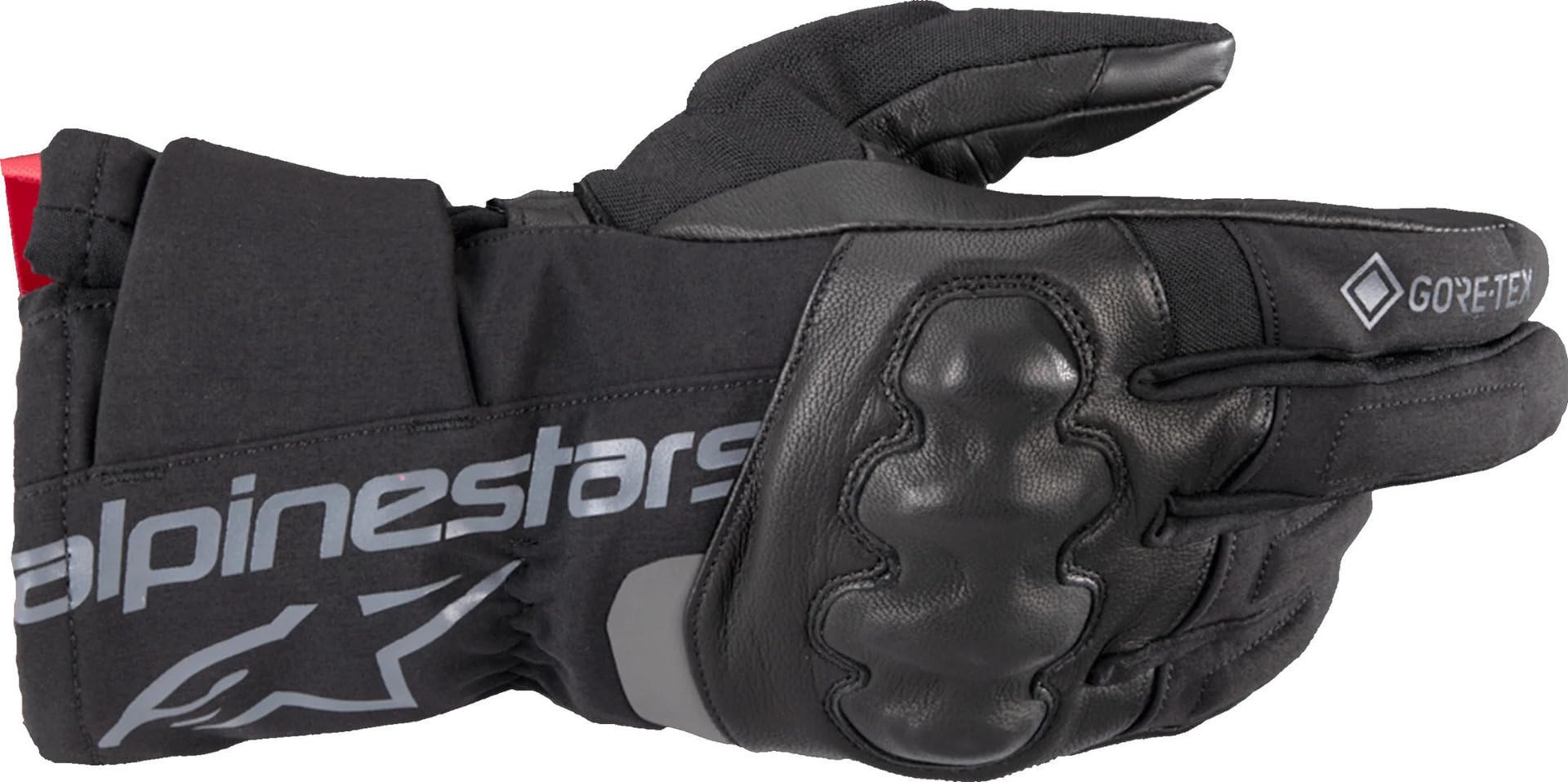 Alpinestars WT-4 GTX Guanti da moto impermeabili, nero, L