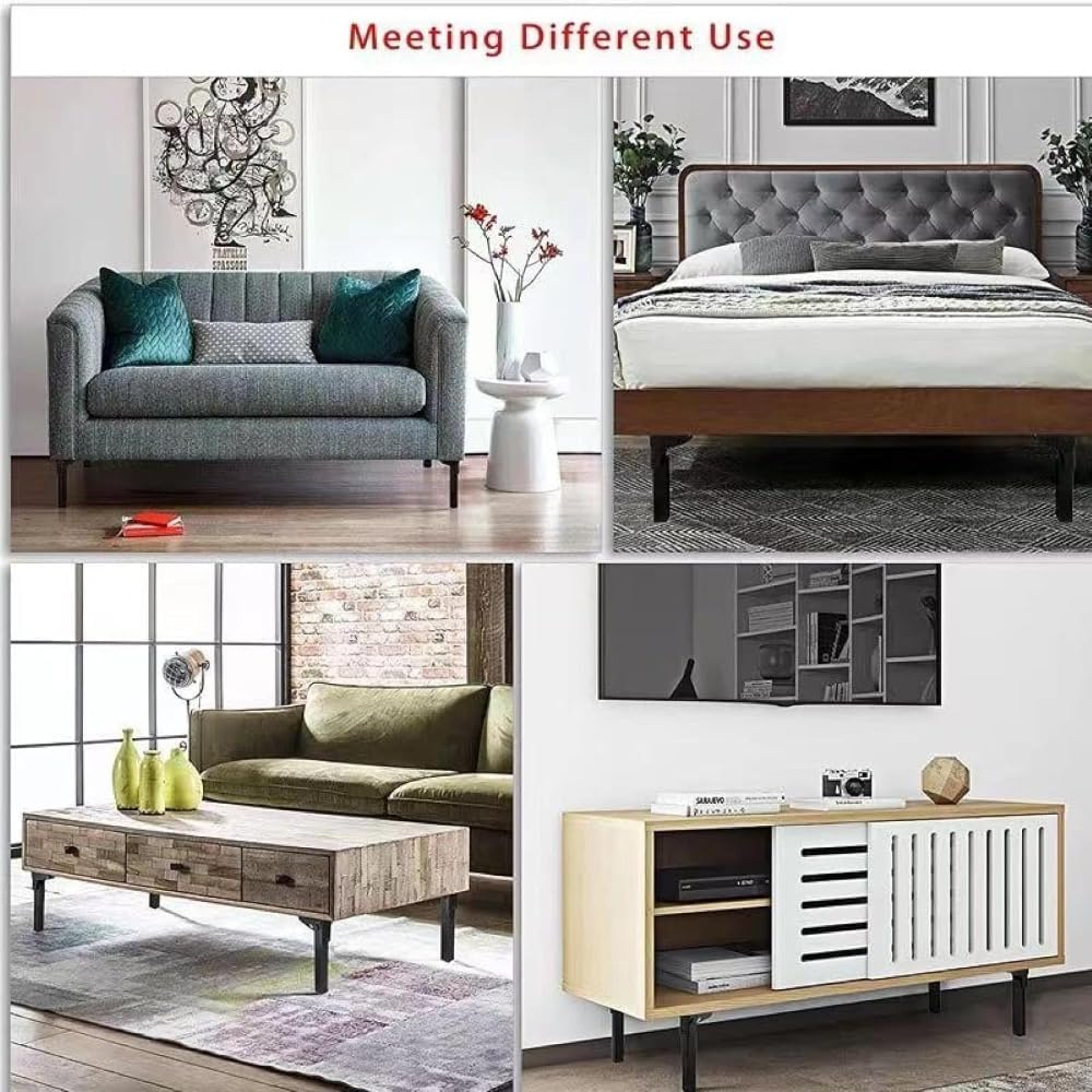 Tuyiutm折りたたみテーブル脚4本セット、自動正方形テーブル脚、ソファ家具の脚、コーヒーテーブルのサポート脚、ナイトスタンド、ネ