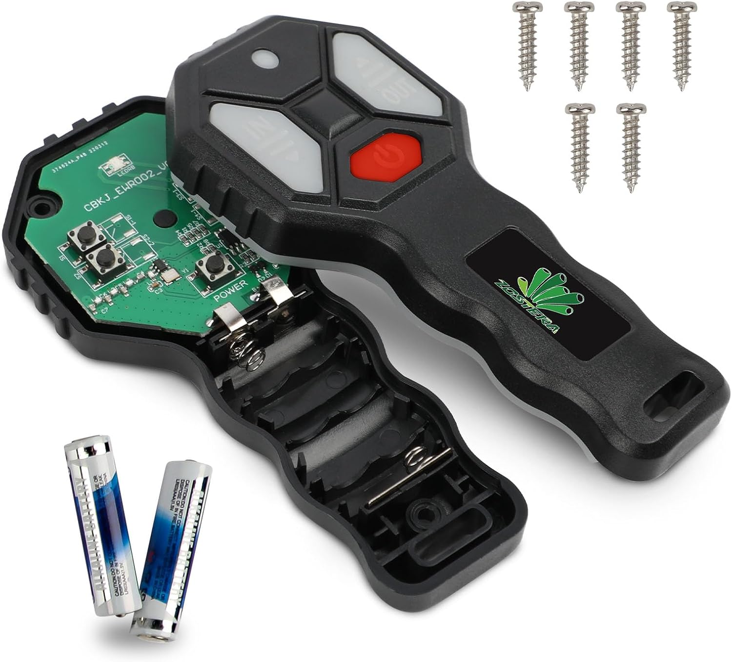 12V Wireless Winch Remote Control Kit 2Pack, 100FT Universal 5 Wire Controller Wireless Remote with Dual Manual Matching Transmitter Kit for ATV,Car,Jeep,SUV,Truck Winch Wireless System