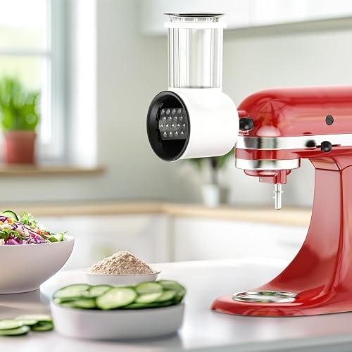 Gvode Slicer Shredder Attachment for KitchenAid Stand Mixers - Thumbnail 3