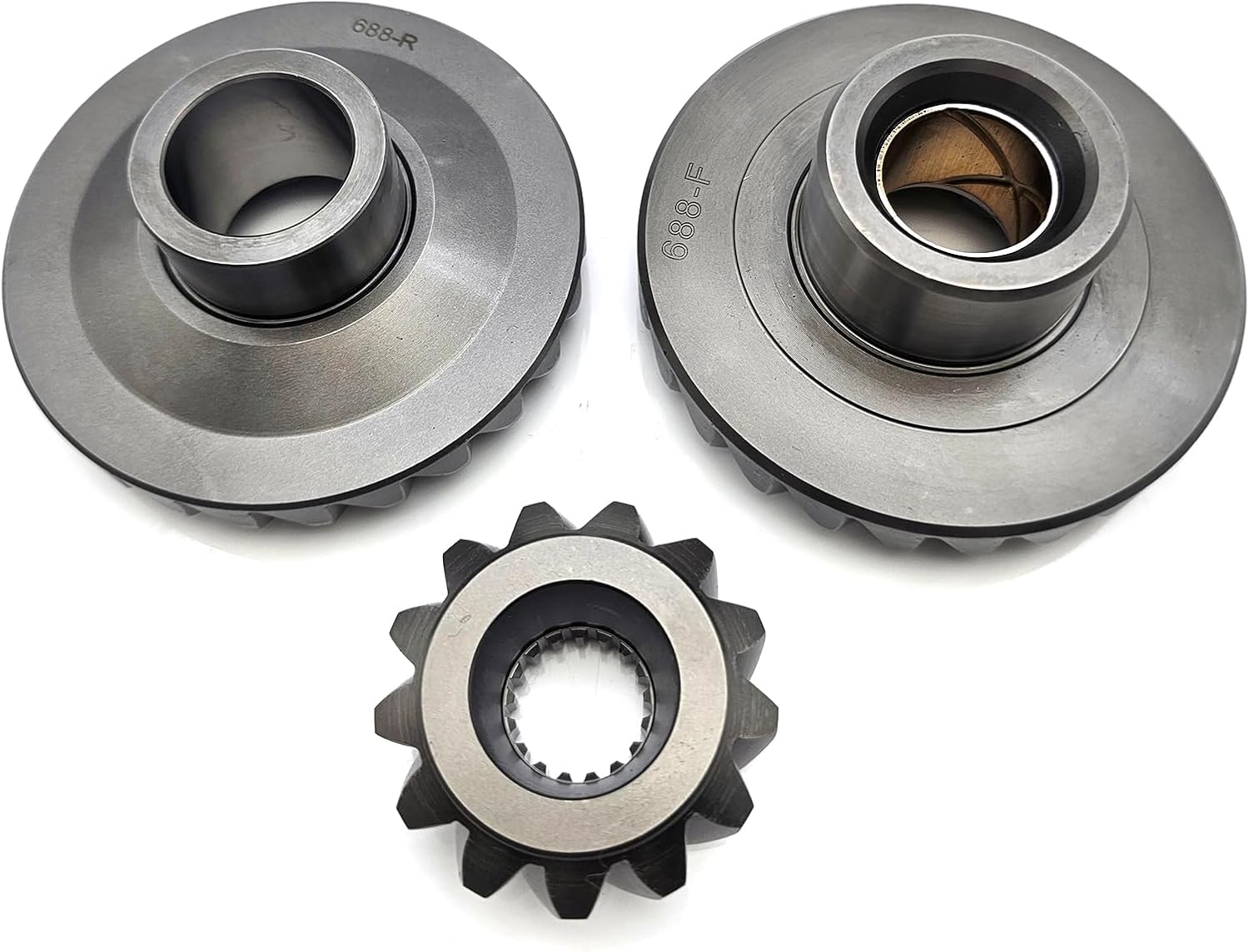 Gear Set Compatible with Yamaha Outboard 75 80 85 90HP 2/4T Reverse Forward Pinion 688-45551