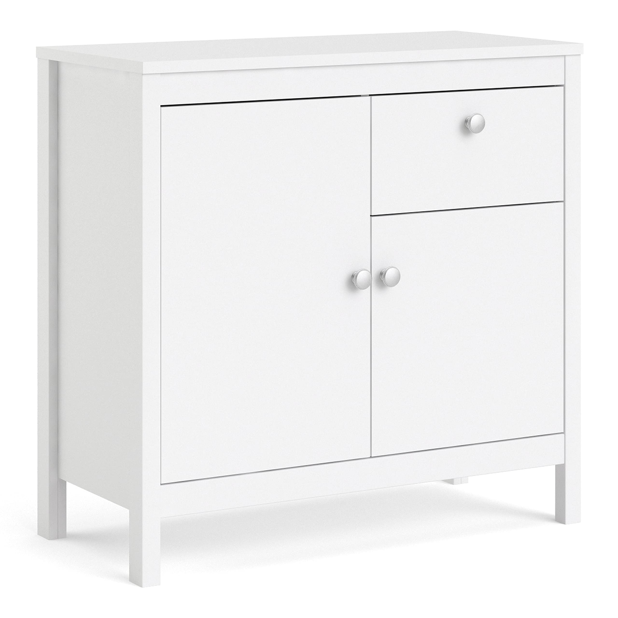 Furniture To Go Sideboard, Wood, White, W 821 x H 797 x D 384 mm