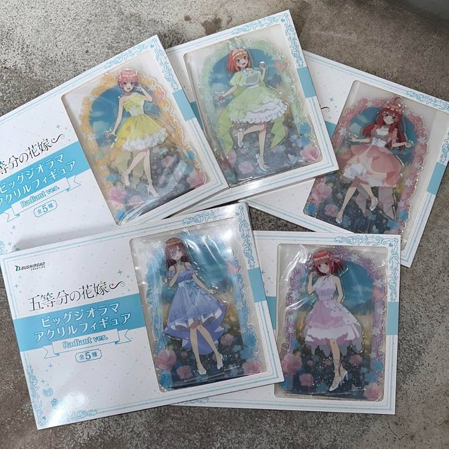 五等分の花嫁＊ ビッグジオラマアクリルフィギュア 全種類セット GiGO Amazon.co.jp: 5個セット 五等分の花嫁 ビッグジオラマアクリル