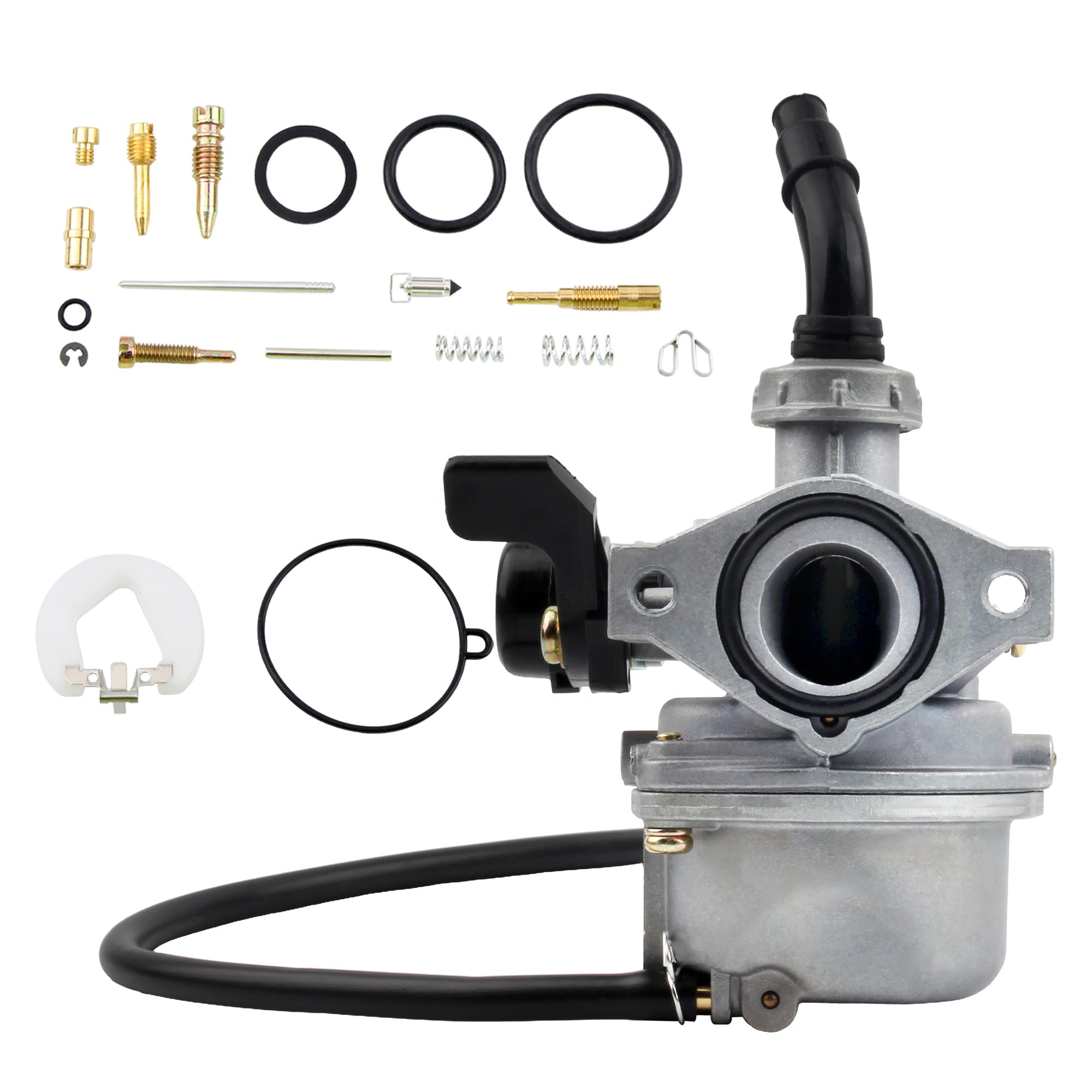 PowerMotor PZ19 Carburetor With Repair Rebuild Kit Replacement For ATV Quad Taotao 50cc 70cc 90cc 110cc