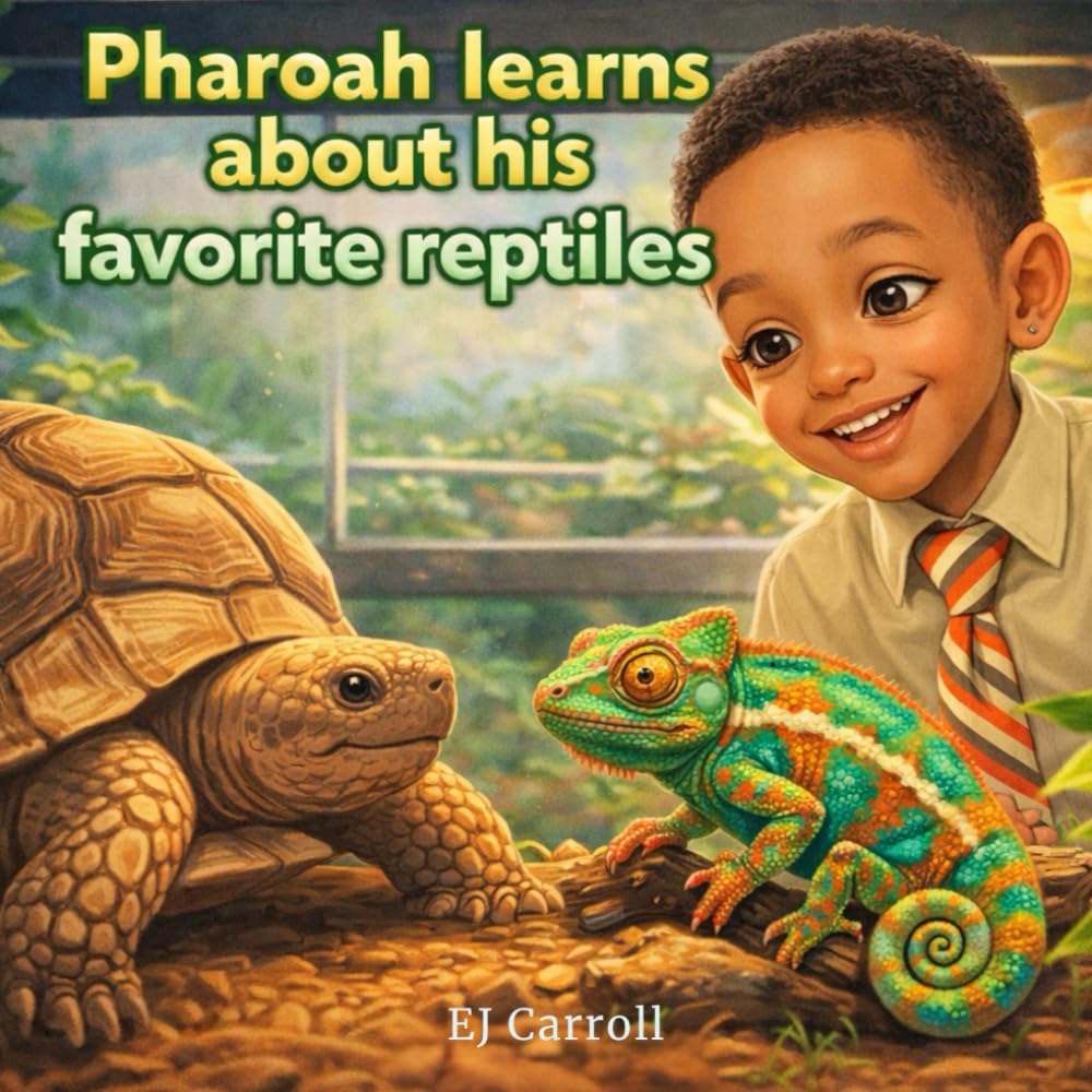 Pharoah Learns About his Favorite Reptiles (Learning With Love)