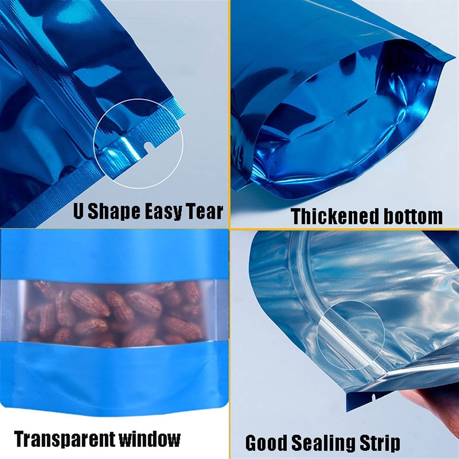 Sacchetti Con Cerniera Resistenti Sfusi Per La Conservazione - Foto 12