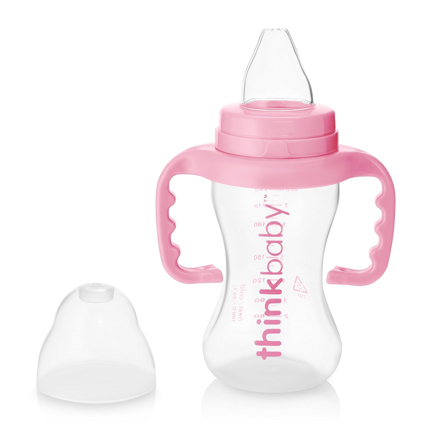 Thinkbaby BPA Free No Spill Sippy Cup, Pink (9 ounce)