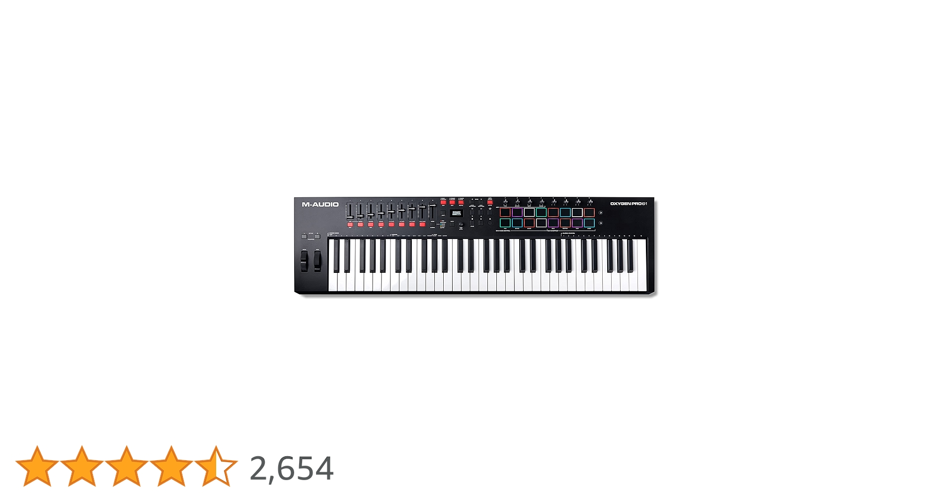 キーボード　OXYGEN PRO61 Oxygen Pro 61 | M-Audio