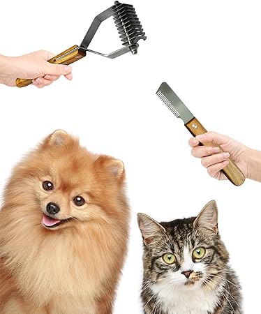 Amazon 犬 ブラシ 猫ブラシ 犬用毛玉取り 猫 コーム 犬 コーム Chengshiyu 犬くし 猫くし ペットコーム 木製ハンドル ステンレス ペット用品 抜け毛 厚い髪結び除去 犬用 猫用 長毛短毛兼用 一本は結毛を解き 一本は毛切れを取る ペットの肌を傷つけず 2点 セット Amazon 犬 ブラシ 猫ブラシ 犬用毛玉取り 猫 コーム 犬 コーム Chengshiyu 犬くし 猫くし ペットコーム 木製ハンドル ステンレス ペット用品 抜け毛 厚い髪結び除去 犬用 猫用 長毛短毛兼用 一本は結毛を解き 一本は毛切れを取る ペットの肌を傷つけず 2点 セット