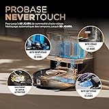 Shark PowerDetect Aspirateur Robot Laveur avec Base autovideuse et nettoyante de 60 Jours – Navigation 3D LiDAR – Wi-FI/App – 4 tampons Anti-microbiens, 1 Cartouche Anti-odeurs et 2 brosses – Noir - 4