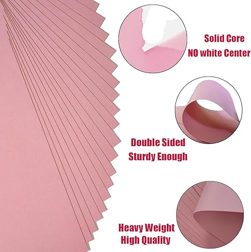 Vista 15 de Baisunt 20 hojas de papel grueso de cartulina azul marino para proyectos de arte, álbumes de recortes, tarjetas e invitaciones (8.5 x 11 pulgadas)