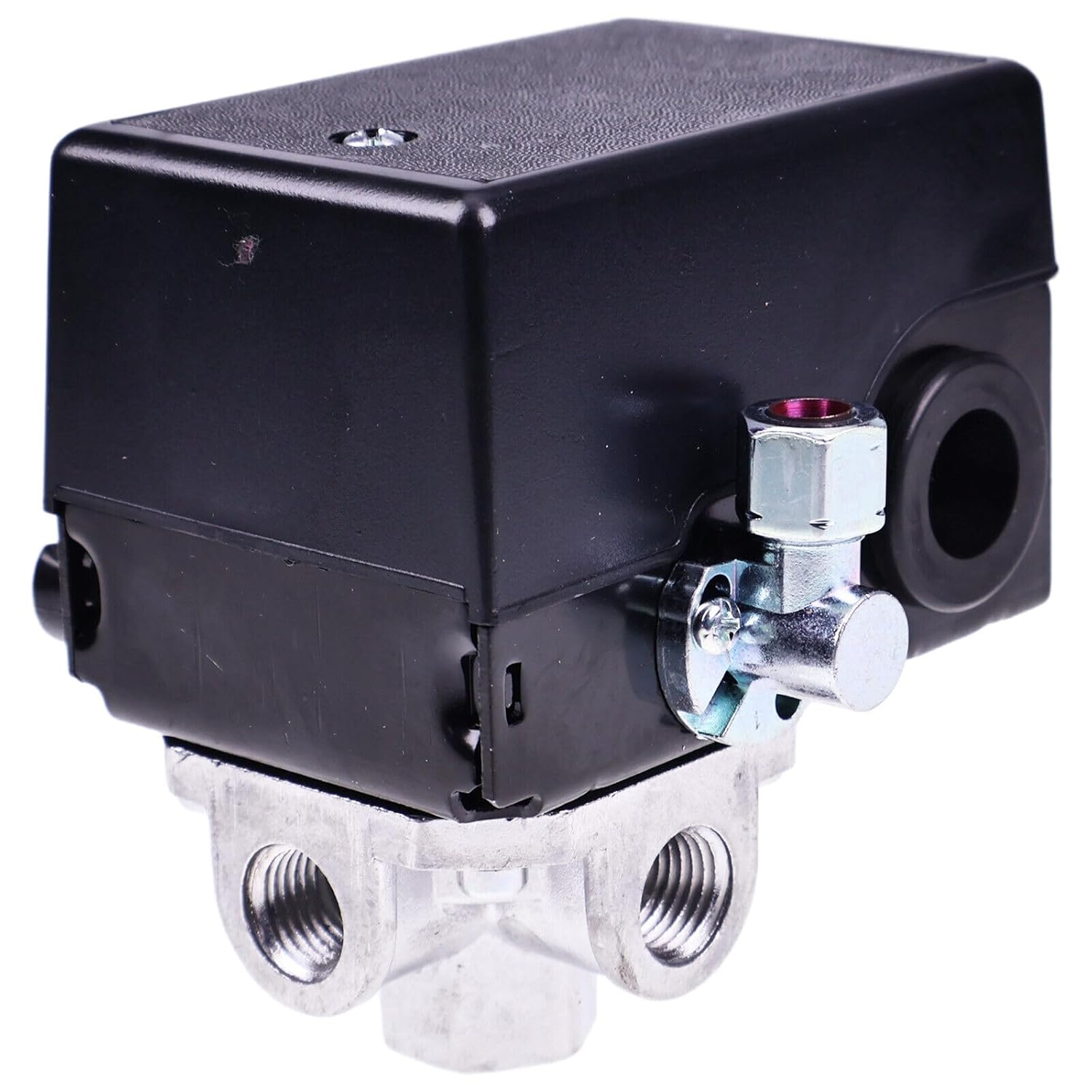 Pressure Switch W/Unloader Valve & Lever CW207576AV 69JG109569R Compatible for Campbell Hausfeld Air Compressor 95/125 psi