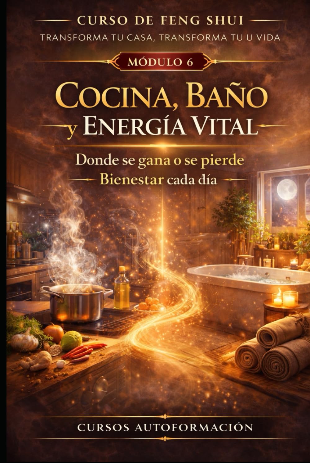 Curso de Feng Shui: transforma tu casa, transforma tu vida: MÓDULO 6: Cocina, baño y energía vital — Donde se gana o se pierde bienestar cada día