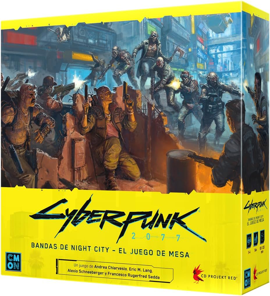 #Juegodemesa Cyberpunk 2077: Bandas de Night City por 90,19€ ¡¡18% de descuento!!