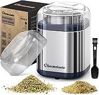 Vista 1 de Molinillo de Hierbas Molinillo de Especias, Molinillo de Hierbas de 200 W con Cuchilla de Acero Inoxidable y Cepillo de Limpieza, Molinillo