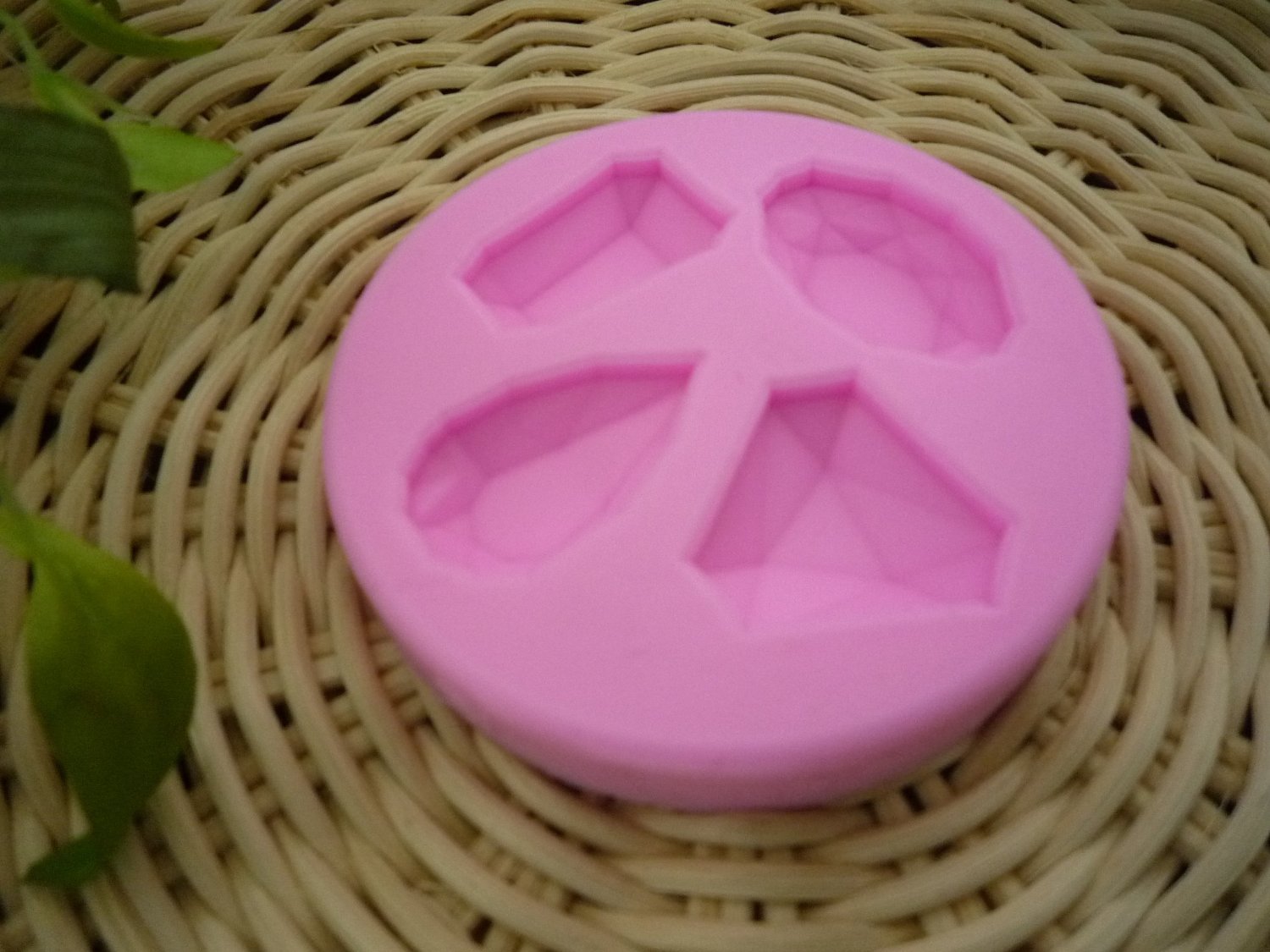 [Jamais jardin] type de bijoux quatre moule en silicone de type / main savon / bougie / argile / resine / moule en silicone / die-cut rose