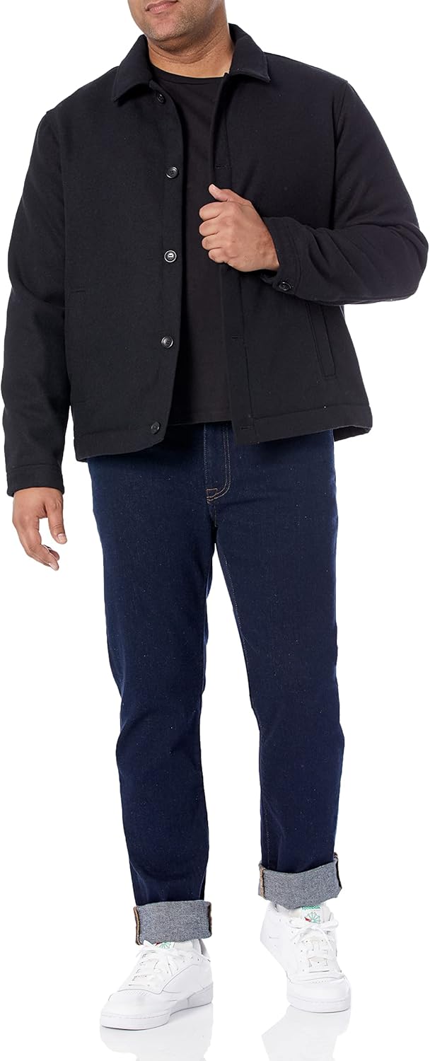 Amazon Essentials Men's Wool Blend Bomber Jacket (Available in Big & Tall) - Image 7