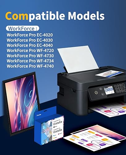 Miniatura 2 de Vintella 802XL Cartucho de tinta remanufacturado de repuesto para cartuchos de tinta Epson 802XL Combo Pack T802XL 802 T802 para impresora Workforce